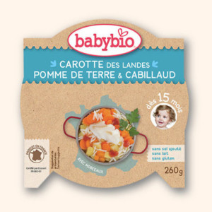 Assiette Menu du Jour - Carotte des Landes, Pomme de Terre & Cabillaud