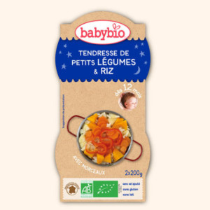 Bol Bonne Nuit - Tendresse de Petits Légumes & Riz, 2x200g