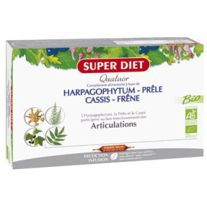 Quatuor Articulations Hapagophytum Prêle Cassis Frêne - 20 ampoules