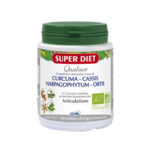Quatuor Curcuma Articulations Bio - 150 gélules