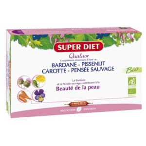 Quatuor Bardane Beauté de la Peau Bio - 20 ampoules