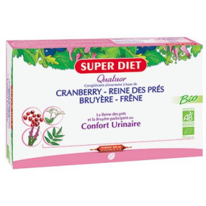 Quatuor Reine des Prés Confort Urinaire Bio - 20 ampoules