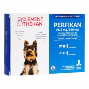 Clément Thékan Perfikan Chien 26,8mg/240mg - 4 x 044ml