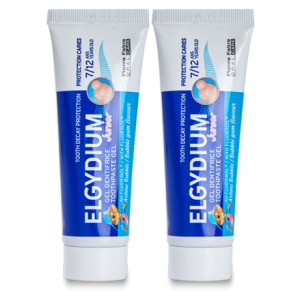 ELGYDIUM Dentifrice Junior Bubble Gum 7-12 ans - 2x50ml