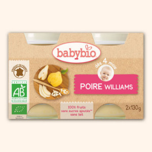 Petit Pot Fruits - Poire Williams, 2x130g
