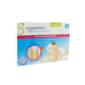Sac à couches parfumé Baby Powder - 50 sacs