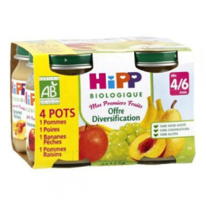Offre Diversification Fruits - 4x125g