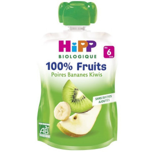 Gourde  Poires Bananes Kiwis - 90g