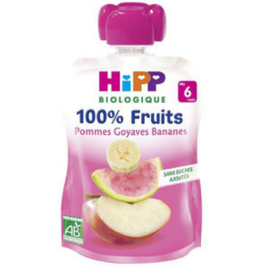 Gourde Pommes Goyaves Bananes - 90g