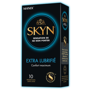 SKYN Extra-lubrifié, boîte de 10 préservatifs