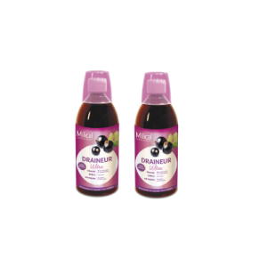 MILICAL DRAINEUR ULTRA Cassis - 2X500ml