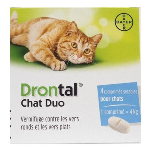 Drontal Chat Duo - 4 comprimés