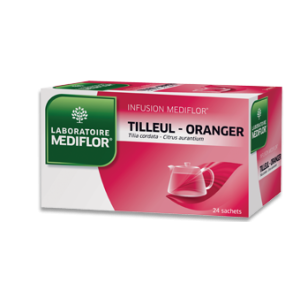 Infusion Médiflor Tilleul oranger - 24 sachets