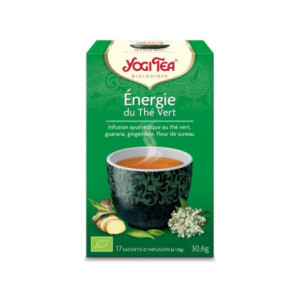 YOGI TEA Thé Vert Énergie du Thé Vert Bio 17 Sachets 1,8g