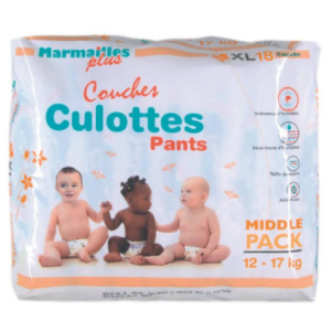 Marmailles Plus Couches Culottes Pants De 12 à 17 kg - 18 Couches 