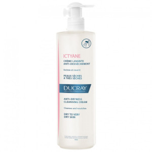Ducray Ictyane Crème Lavante Anti-Dessèchement - 400 ml