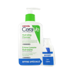 Crème Lavante Hydratante 236ml + Lait Corps 20ml Offert