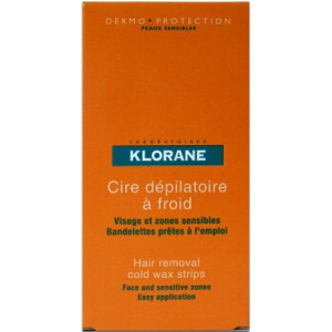 Cire Dépilatoire à Froid Spécial Visage et Zones Sensibles - 6 bandes