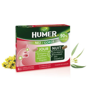 HUMER Nez & Gorge - 15 comprimés