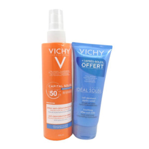 CAPITAL SOLEIL Spray Protecteur SPF50+ 200ml + Lait Apaisant Après-Soleil offert