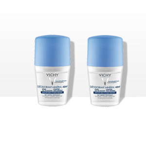 Déodorant Minéral 48H Roll-on - 2x50ml