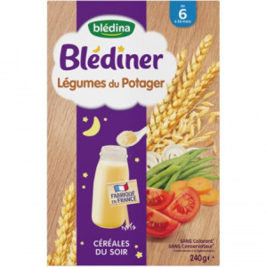 Blédîner Céréales Légumes du Potager - 240g