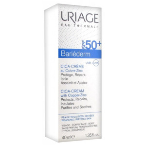 Uriage Bariéderm Cica-Crème SPF 50+ - 40 ml 