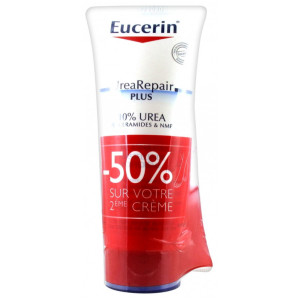Eucerin UreaRepair PLUS Crème Pieds Réparatrice 10% Urée - Lot de 2 x 100 ml