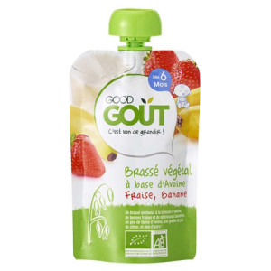 Brassé Végétal à Base d'Avoine Fraise Banane - 90g