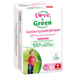 Couches Culottes Écologiques Taille 4 - 20 unités
