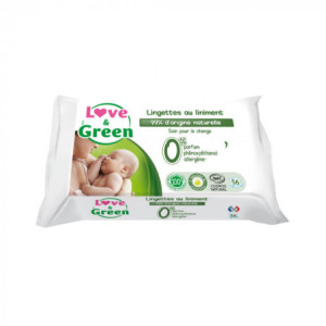 Lingettes Écologiques au Liniment - 56 lingettes