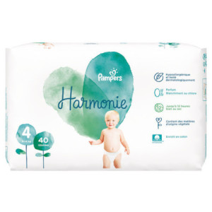 Couches Harmonie Taille 4 - 40 unités