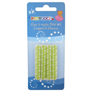 Petipouce Lime à Ongles Bébé - 4 Limes