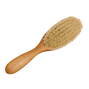 Petipouce Brosse Bébé Poils Naturels Doux Haute densité 