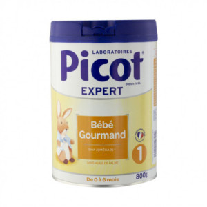 Picot Expert lait 1er âge Bébé gourmand - 800g