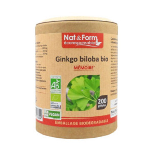 GINKGO BILOBA BIO - 200 gélules