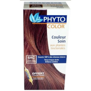 Phytocolor Couleur Soin 6AC Blond Foncé Acajou Cuivré - 1 kit