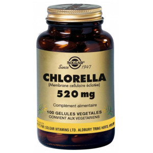 Solgar Chlorella 520 mg - 100 Gélules Végétales