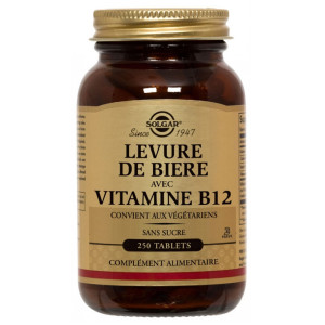 Solgar Levure de Bière Avec Vitamine B12 - 250 Comprimés