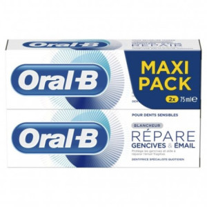 ORAL-B Blancheur Répare Gencives & Émail - 2x75ml