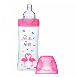 Dodie Sensation+ Biberon Fushia Cygnes - 330ml