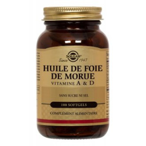 Solgar Huile De Foie De Morue, 100 Softgels