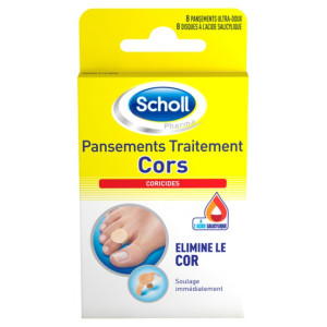  Scholl Pansements Coricides pour Cors - 8 unités