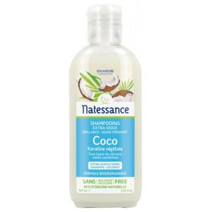 Natessance Shampoing Coco et Kératine Végétale - 100ml