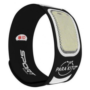 Parakito Sport Edition Bracelet Anti-Moustiques - Couleur : Noir - 1 unité