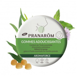 Aromaforce Gommes Adoucissantes Menthe/Eucalyptus Bio - 45g