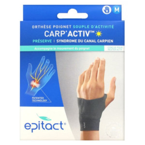 Epitact Orthèse Poignet Souple d'Activité Carp'Activ Main Droite - Taille M