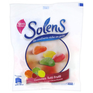 Solens Gommes Roll Réglisse Moelleux Sans Sucre - 100g