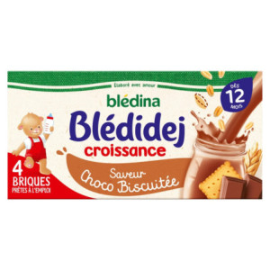 Blédina Blédidej Croissance Choco Vanille Dès 12 mois - 4x250ml