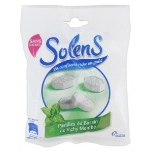 Solens Pastilles du Bassin de Vichy Menthe Sans Sucre - 100g